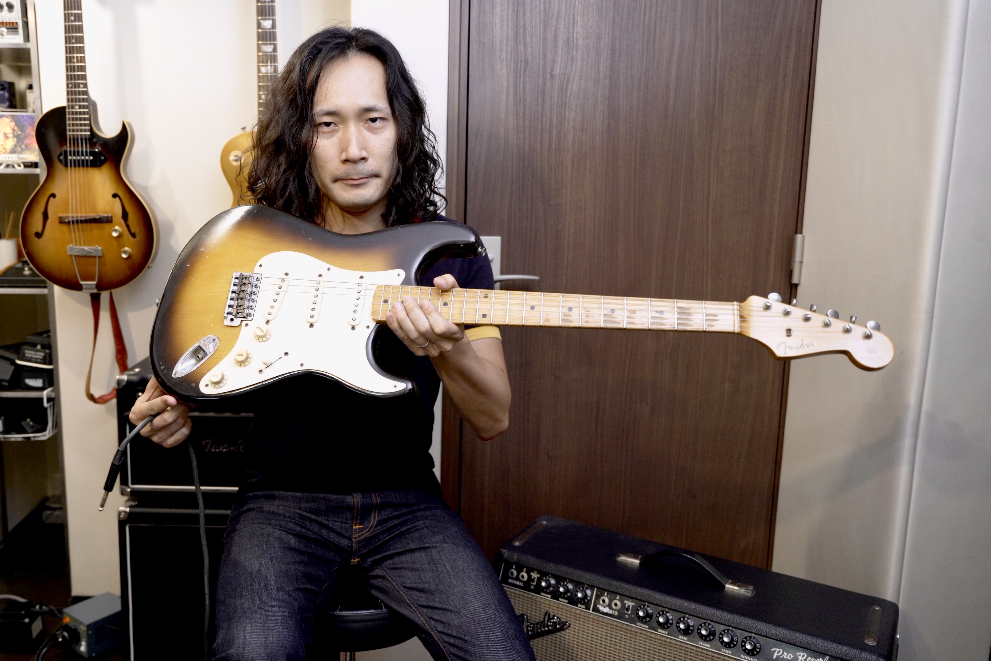 56’ Fender Stratocaster TwoTone Sunburst