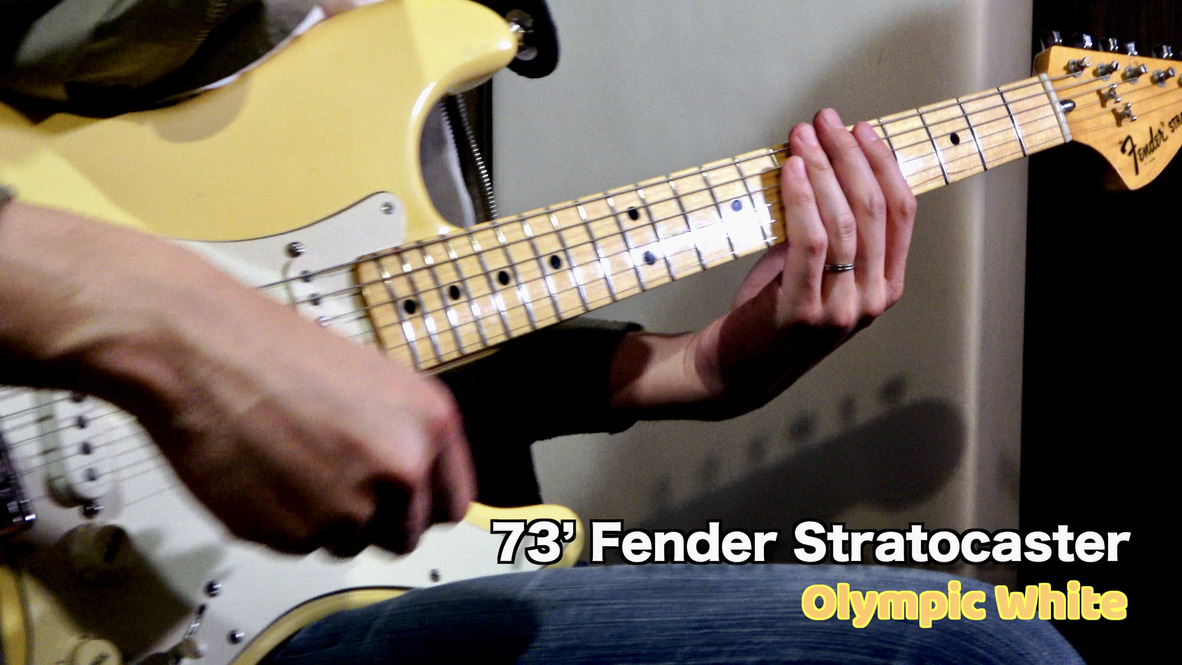 73’ Fender Stratocaster Olympic White